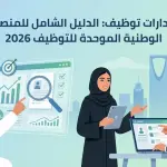 جدارات توظيف: الدليل الشامل للمنصة الوطنية الموحدة للتوظيف 2026